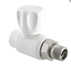 Кран PP-R шаровой Дн20 х1/2" для радиатора прямой (90/5) Valtec
