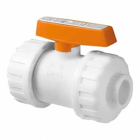  Шаровый кран ППРС D 90 для агрессивных сред TEBO