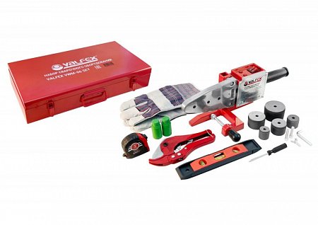 Комплект сварочного оборудования Дн20-50 006 SET Valfex 1500Вт в комплекте с парными насадками 20, 25, 32, 40 и 50 VF.006.50.SET