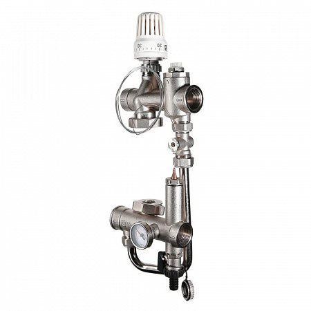 Узел насосно-смесительный без насоса L=130мм Valmix Valtec VT.VALMIX.0.130